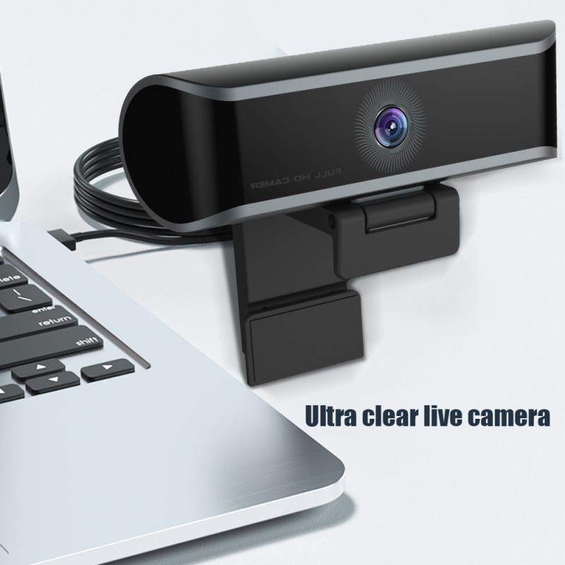 4K HD 1080P 30fps Webcam USB Computer Camera Flexible Rotatable Digital Web Cam with Mic for Laptop Desktop PC Tablet Camera