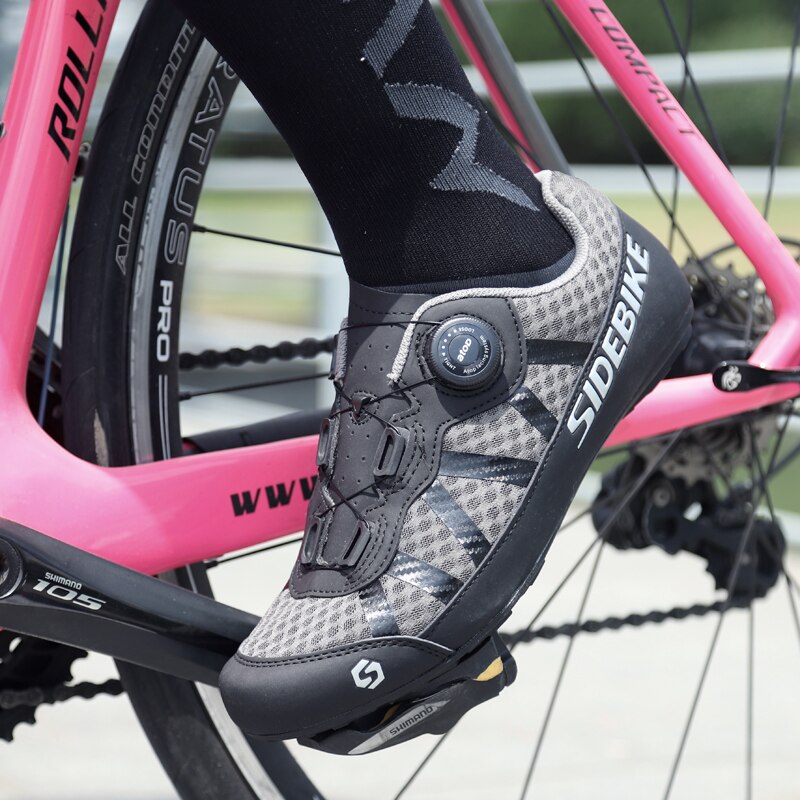 SIDEBIKE ultra-léger 565g vtt chaussures VTT Non-verrouillage loisirs vélo de route cyclisme chaussures hommes femmes respirant antidérapant