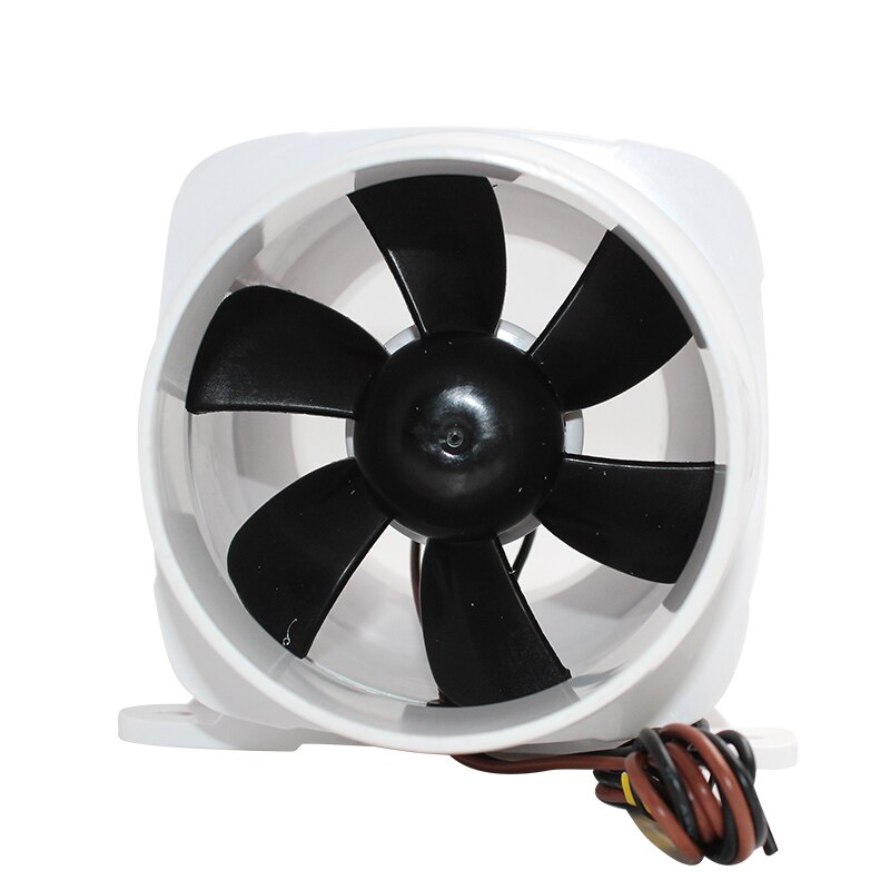 12V 24V DC Fan Straight Barrel Exhaust Fan RV Yacht Battery Ventilation Exhaust Fan Saifulle
