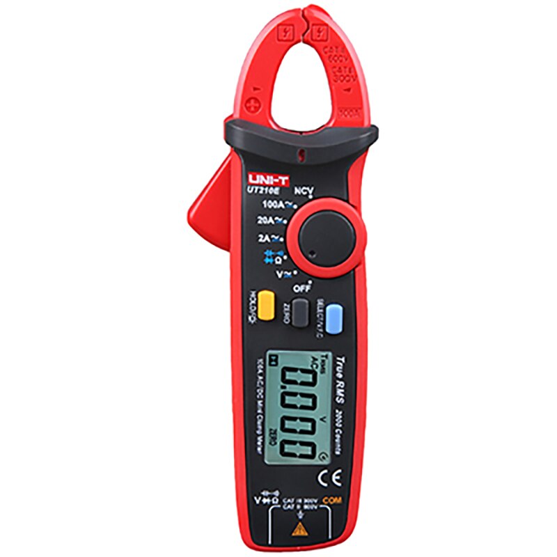 UNI-T UT210D UT210E Pro Digital Mini Clamp Meter AC DC Current True RMS Capacitance Tester Auto Range VFC Multi-Tester: UT210E