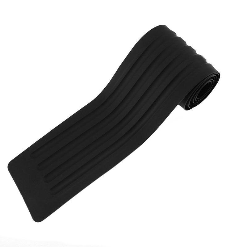 Car Trunk Door Sill Plate Protector Rear Bumper Guard Rubber Pad Trim Cover