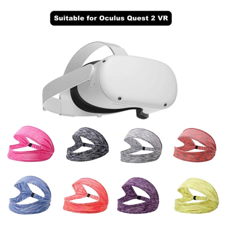 Adjustable Eye Mask Pad Compatible with Oculus Quest 2/Quest2 HTC Vive Headset Facemask Exquisite Appearance Sweat Band