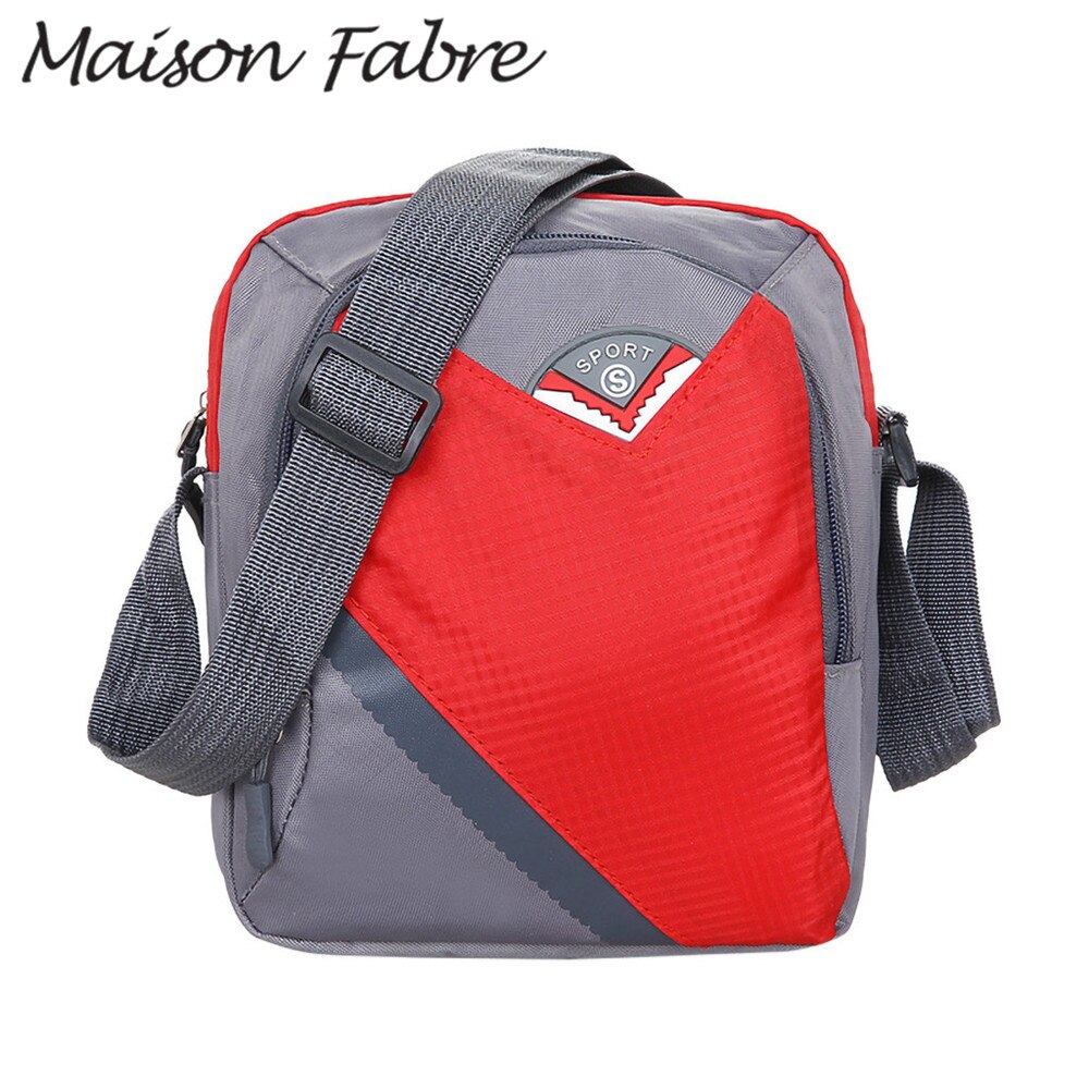 Maison Fabre Bag vrouwen mannen Nylon schoudertassen rits Waterdichte handtassen outdoor Grote Capaciteit tas Mode Dames handtassen: RD