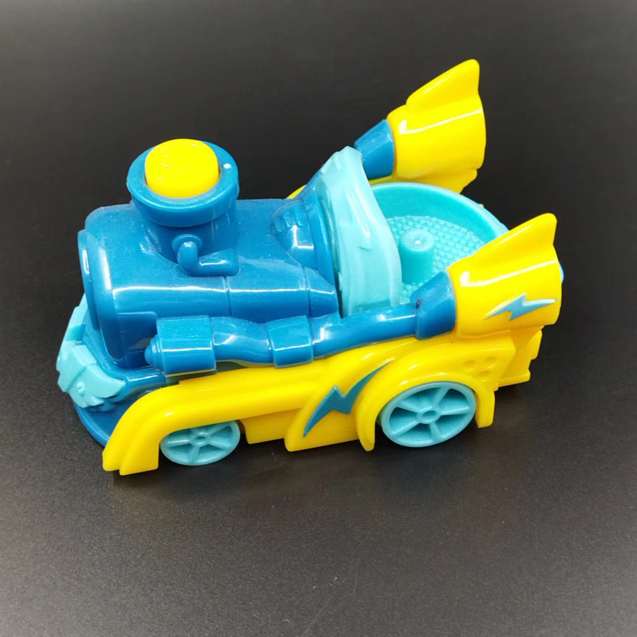 Camión de vehículos de basura Superzings, modelo de juguete Compatible con 3cm, figuras de acción de Anime Trush, para niños, 1 ud.: Verde