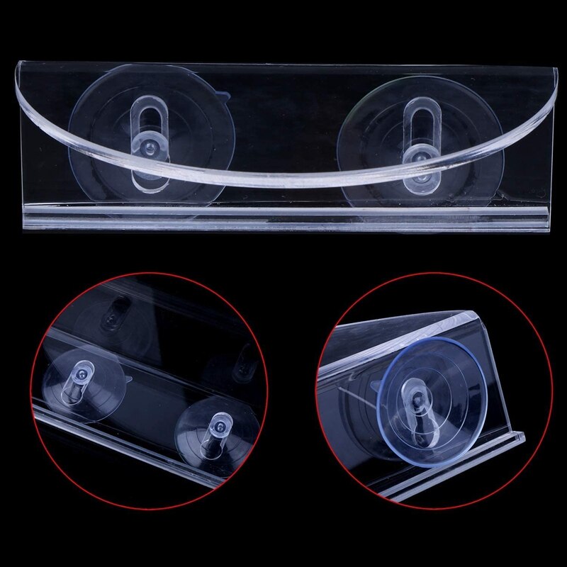 Window Planter Shelf Suction Cup Shelf Window Mounted Storage Tray Clear Acrylic Plant Pot Shelf for Hold Plants Home