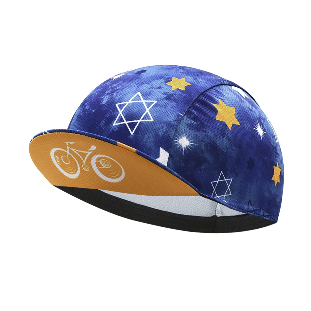 Retro Classic Print Fietspetten Zomer Herenfiets Buiten Ademend Snel Droog Rijhoeden: green