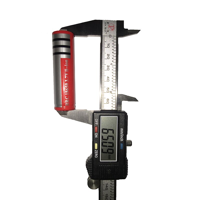 2 uds. De pilas recargables 18650 V originales para linterna led