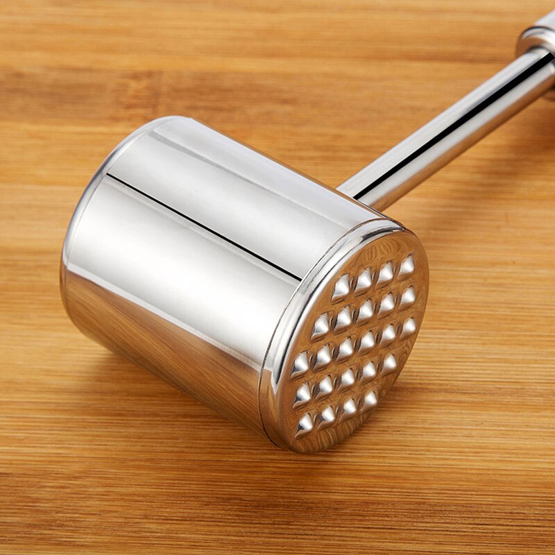 Vleesvermalser Mallet Vlees Hamer Roestvrij Staal Steak Pounder Rundvlees Kip Rvs Losse Vlees Hamer Keuken Gereedschap: Default Title