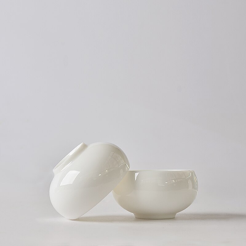Pinny hvid porcelæn tekopper håndlavede keramiske pigmenterede tekopper kinesisk kung fu te sæt te skål porcelæn