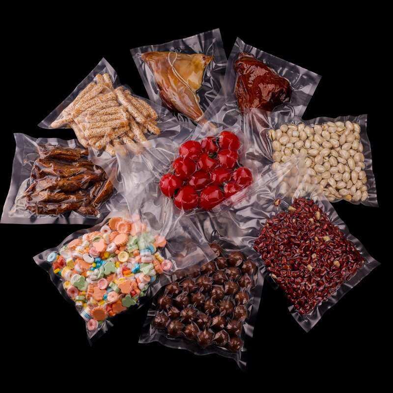100pcs Kitchen Food Vacuum Sealer Bag Sous Vide Food Saver Storage Vacuum Packaging Bags Kitchen Accessories BPA-Free