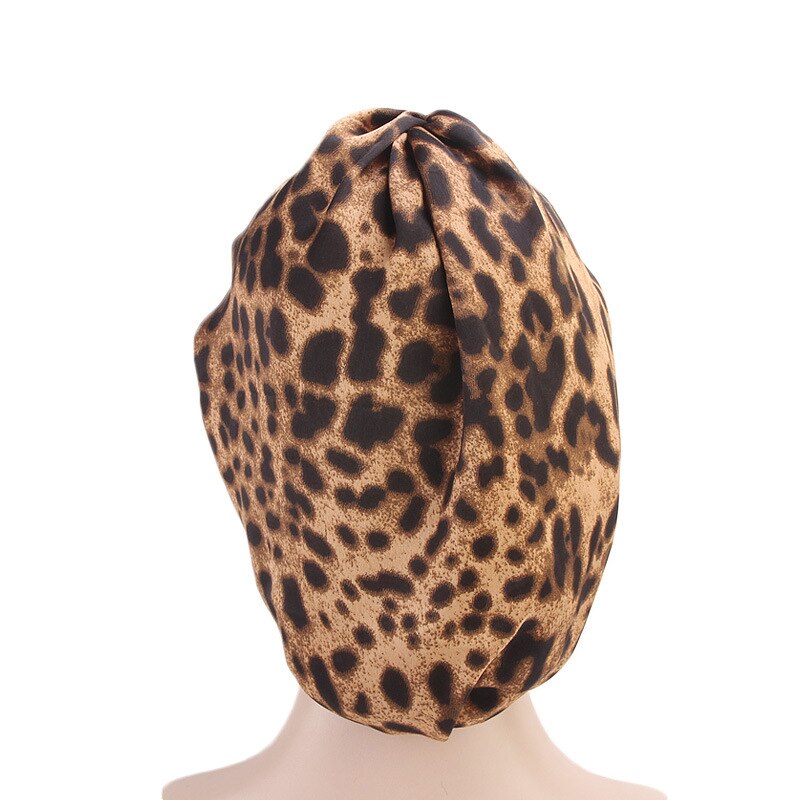 1pc Nightcap Long Hair Soft Smooth Adjustable Wide Side Nightcap Sleeping Cap Rubber Sleeping Cap for Home Salon