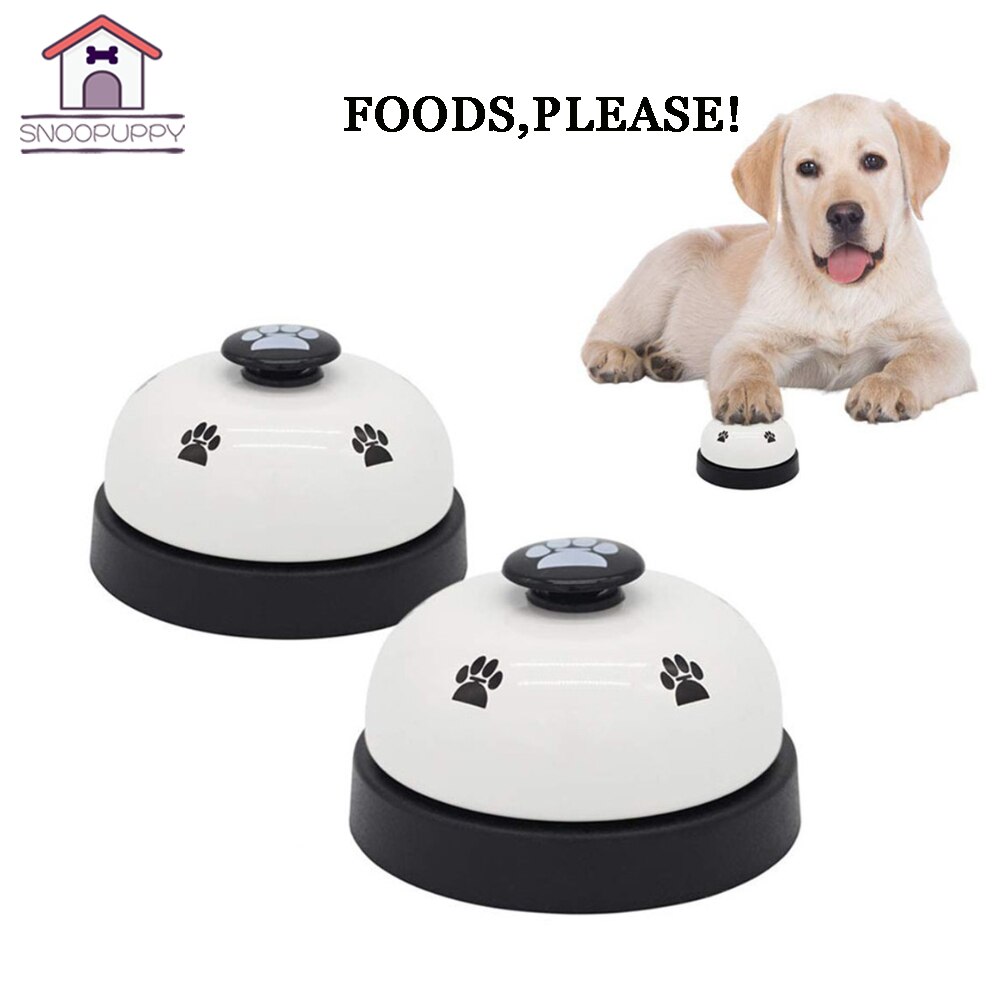 Dog Training Feeding Ringer Pet Cat Call Bell Toys Interactive Dogs IQ Educational Device Feed Reminder Accessories