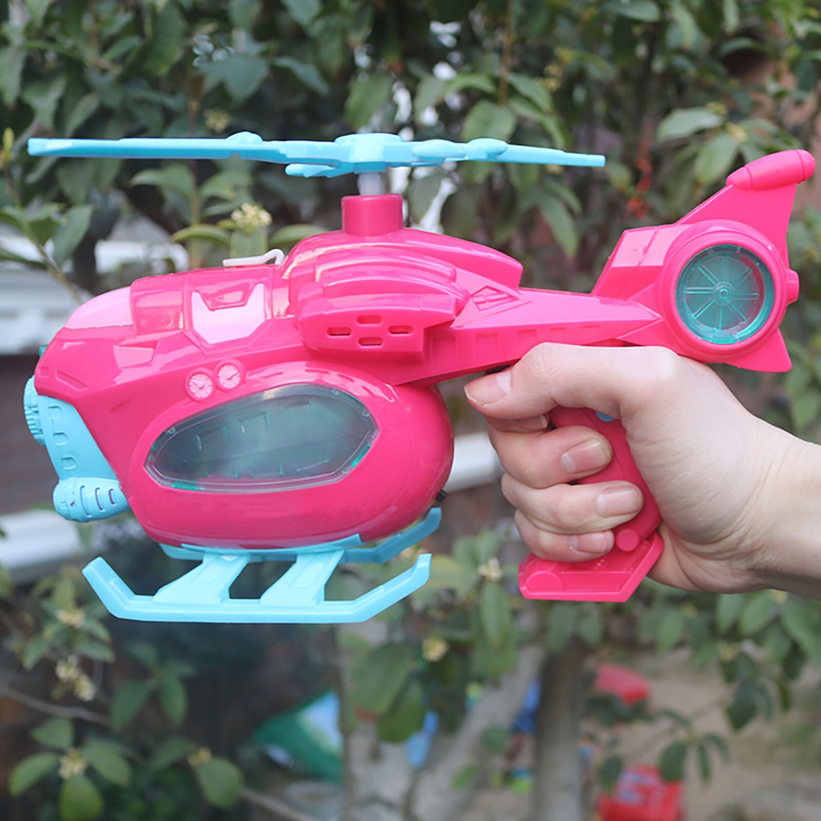 Elektrische Vliegtuig Bubble Machine Muziek Verlichting Speelgoed Automatische Bubble Maker Zomer Kinderen Zeep Pompoms Outdoor Speelgoed