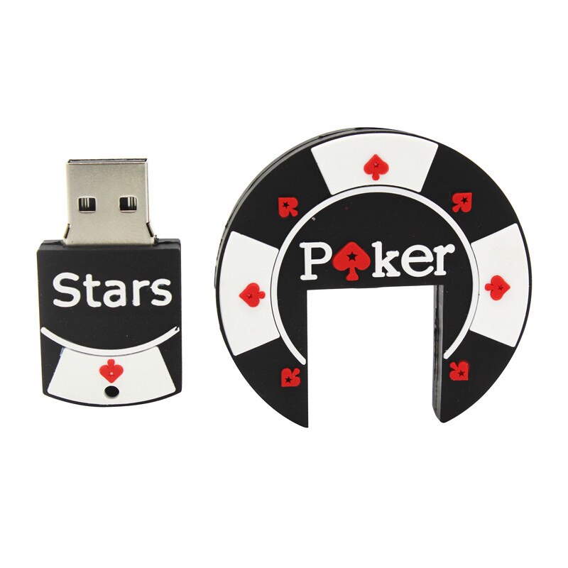 Tekst Me Ruilmiddel Vormige Pok Ster Pen Drive 4Gb 8Gb 16Gb 32Gb Usb Flash Drive