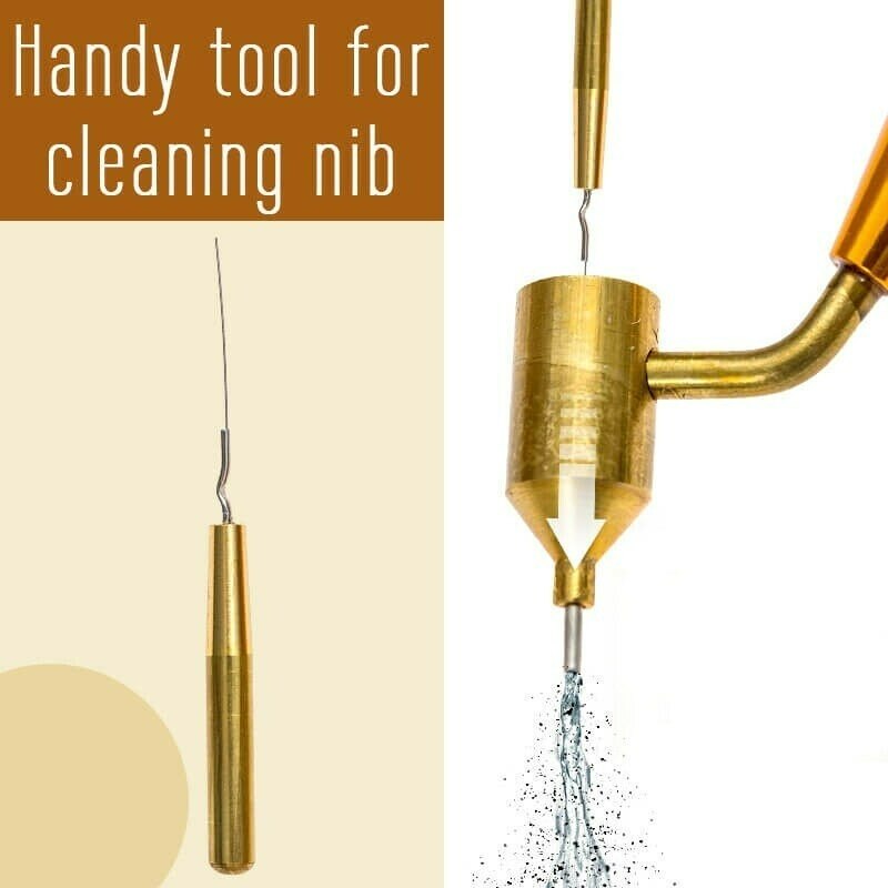 Detailing Fine Line Fluid Writer Paint Applicator Pen Slanting Precision Ruling Pen for Rock Chips and Scratch Repair Touch Up