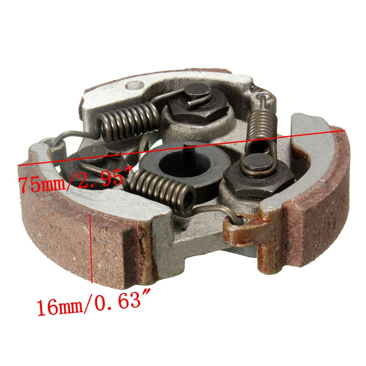 Atv quad 3 sko fjäder 47cc 49cc 2 takt motorcykel minimoto centrifugalkoppling legering mini moto smutscykel