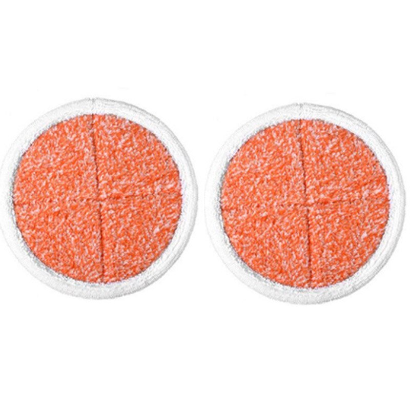 10 Packs Heavy Scrub Mop Pads Replacement For Bissell Spinwave 2039A 2124 Hard Floor Mop Cloths Household Home Cleaning Pad Kit: 2 orange