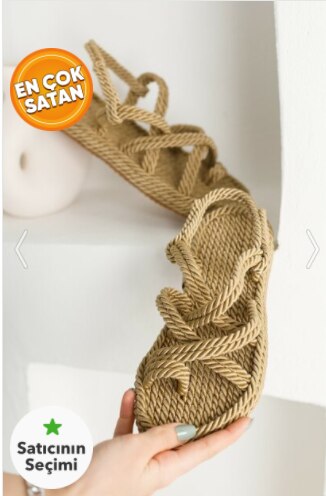 Vrouwen Touw Slippers, Sandalen Zomer Model Is Heel Comfortabel En Nuttig.