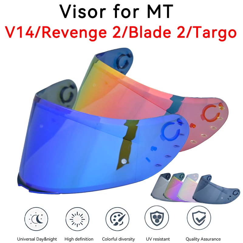 2023 nueva visera de casco MT-V-14 para casco de motocicleta MT solo para RAPID PRO, modelo RAPID, protector de casco TARGO, BLADE 2 SV,REVENGE 2
