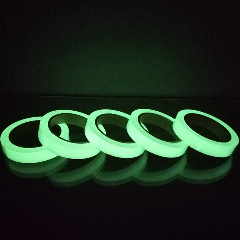 1 Meter Lichtgevende Tape Waterdichte zelfklevende Glow In The Dark Waarschuwing Stickers DIY Veiligheid Podium Lichtgevende Tape