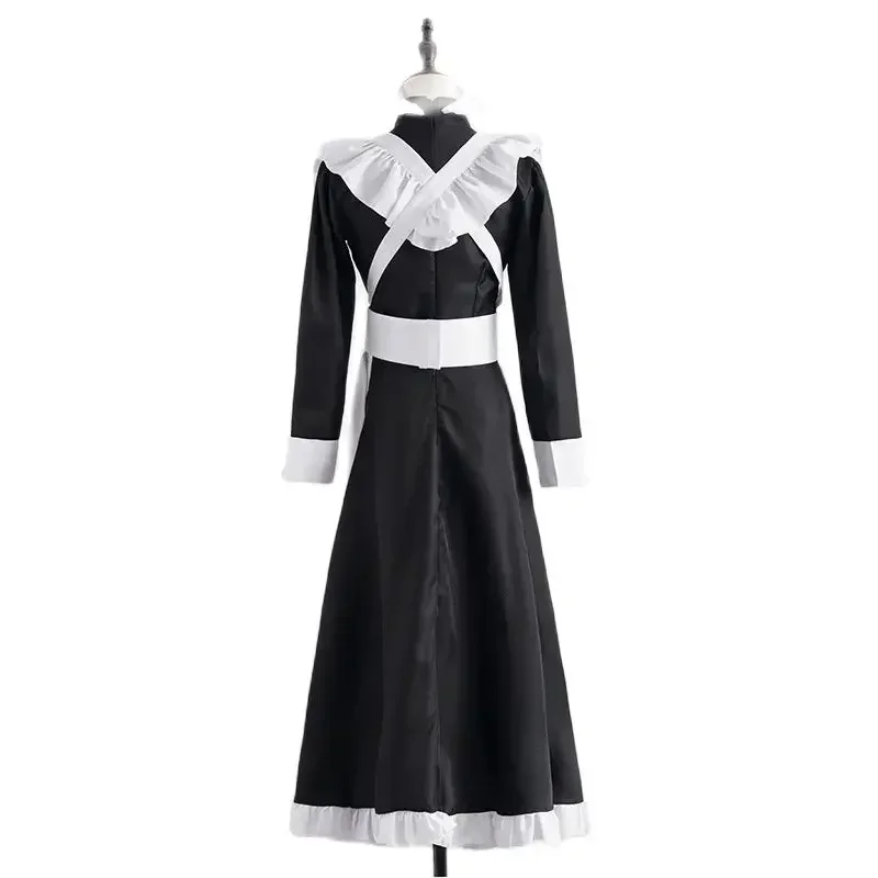 Robe de femme de chambre Lolita pour filles, Costume de cosplay Lolita, Noeud aught, Harajuku Girls, Hotsweet Maid, Mini fur s