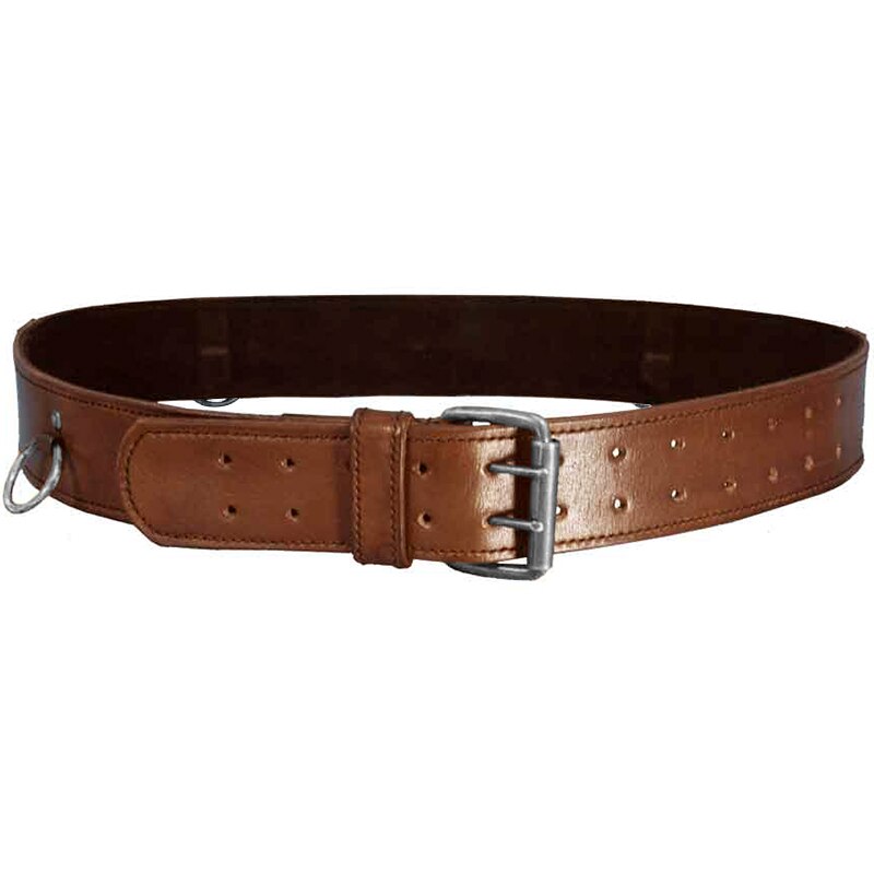 Cinturón ancho de aventurero Medieval Steampunk para hombres y mujeres, faja antigua con hebilla de doble Pin con anillo colgante, traje Vikingo, Larp