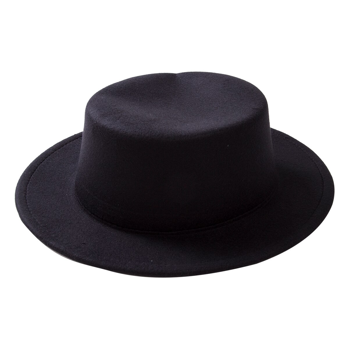 Dame unisex uldhat vintage hat bred skygge vinterhatte