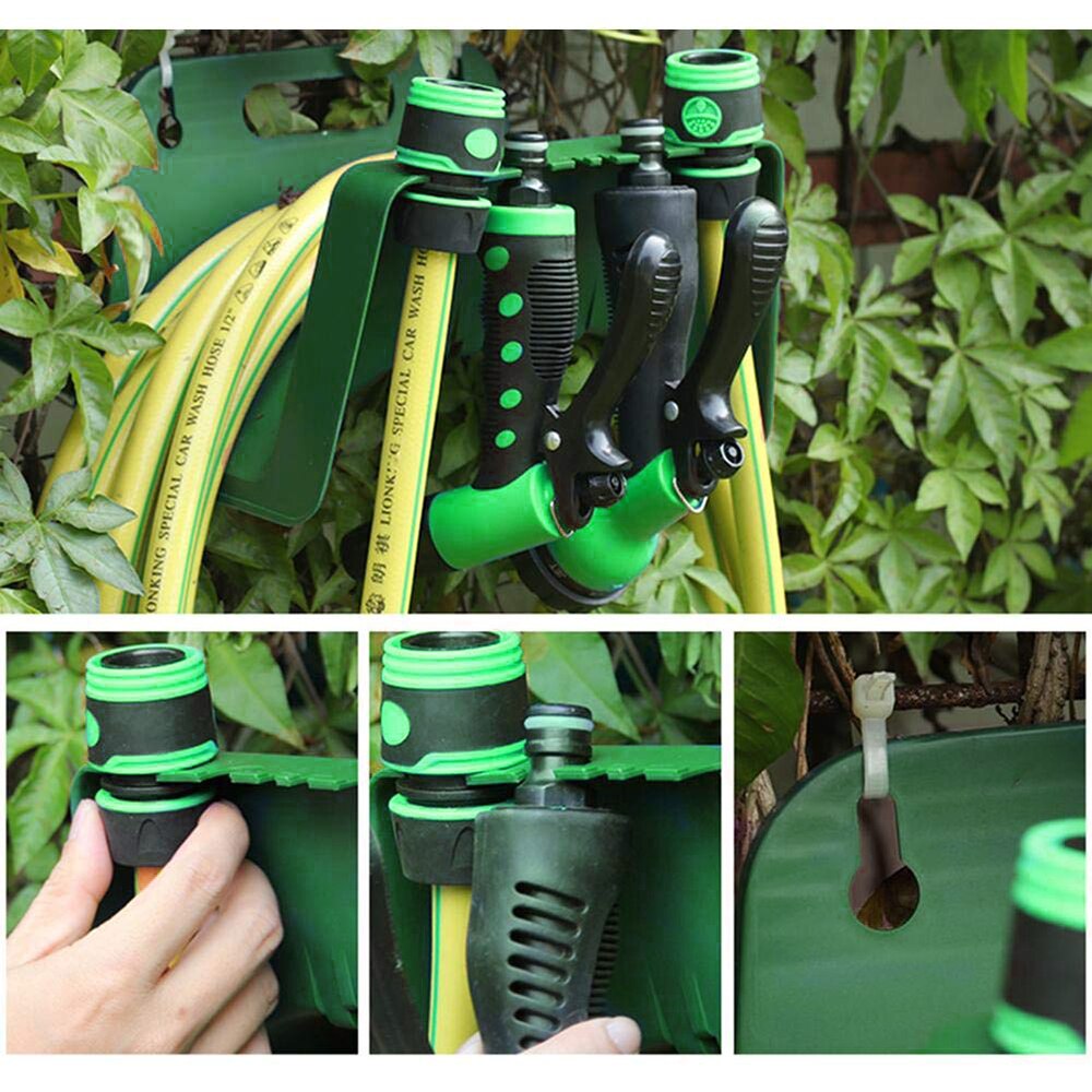 1 Pc Tuin Yard Tuinslang Houder Hanger Tuinslang Reel Plastic Pijp Houder Watering Opslag Haak Rack