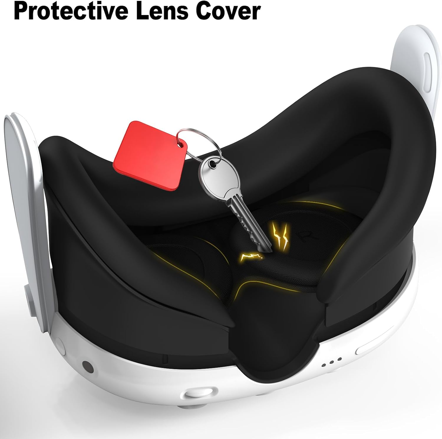 Funda de repuesto para Meta Quest 2/Oculus Quest 3/Quest 3S, almohadilla facial de silicona, cubierta antisudor, accesorios para gafas VR