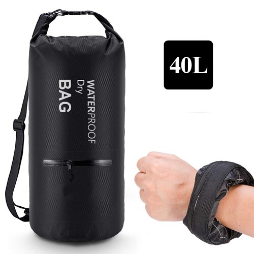30L 40L Waterproof Swimming Bag Storage Dry Sack Bag For Canoe Kayak Rafting Outdoor Sport Swimming Bags Travel Kit Backpack: 40L