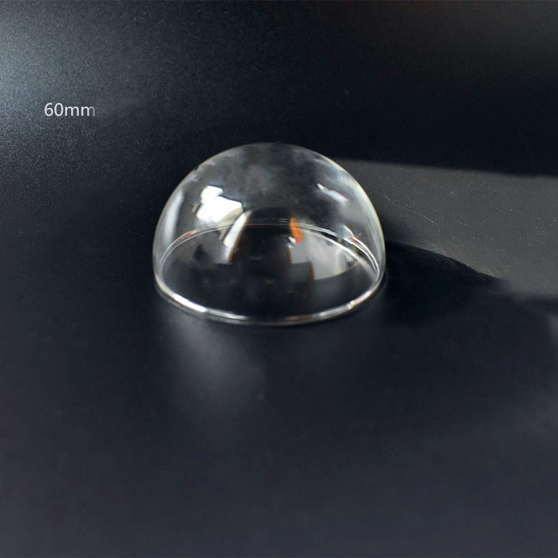 10 pièces hémisphère verre breton couvercle, bricolage clair demi-rond bouteille verre globe bulle verre fiole pendentif 8-70mm