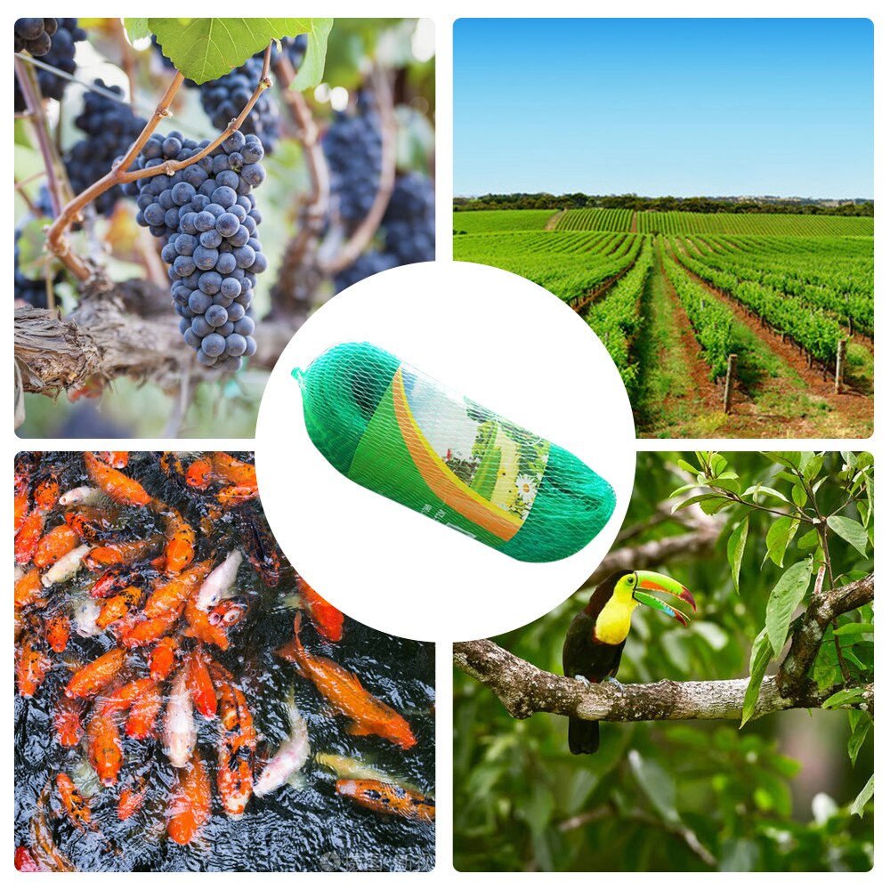Garden Netting PE Easy Install Anti Bird Pigeon Chicken Heavy Duty Yard Multipurpose Farm Mesh Plants Climbing Poultry Aviary