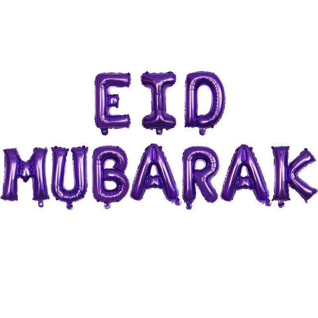 5pcs 18inch Round Eid Mubarak Foil Balloons Mubarak Decorations Star Moon Helium balloon Ramadan Kareem Eid Al-Fitr Supplies: Light Grey