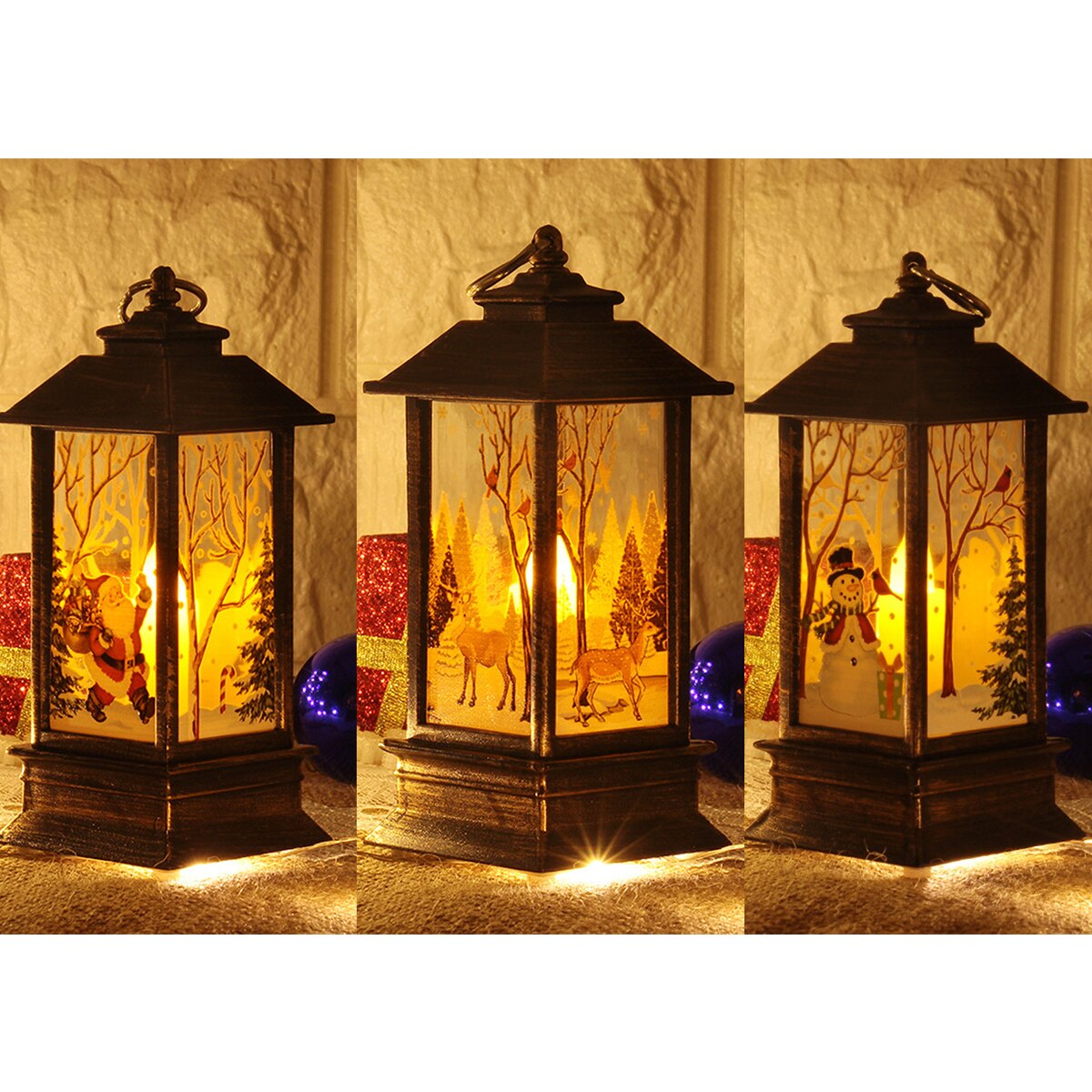 Seizoensgebonden Kerst Led Lantaarn Kerst Levert Xmas Decor Light Torch