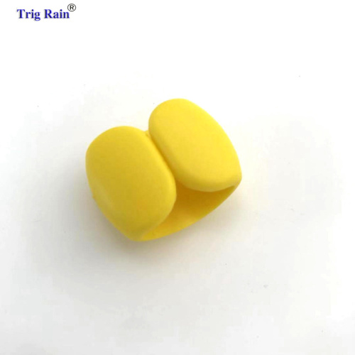 Zaciski kablowe organizator pulpit i stacja robocza klipy uchwyt Organizer do kabli USB linia danych ładujących oplot na kable: YELLOW