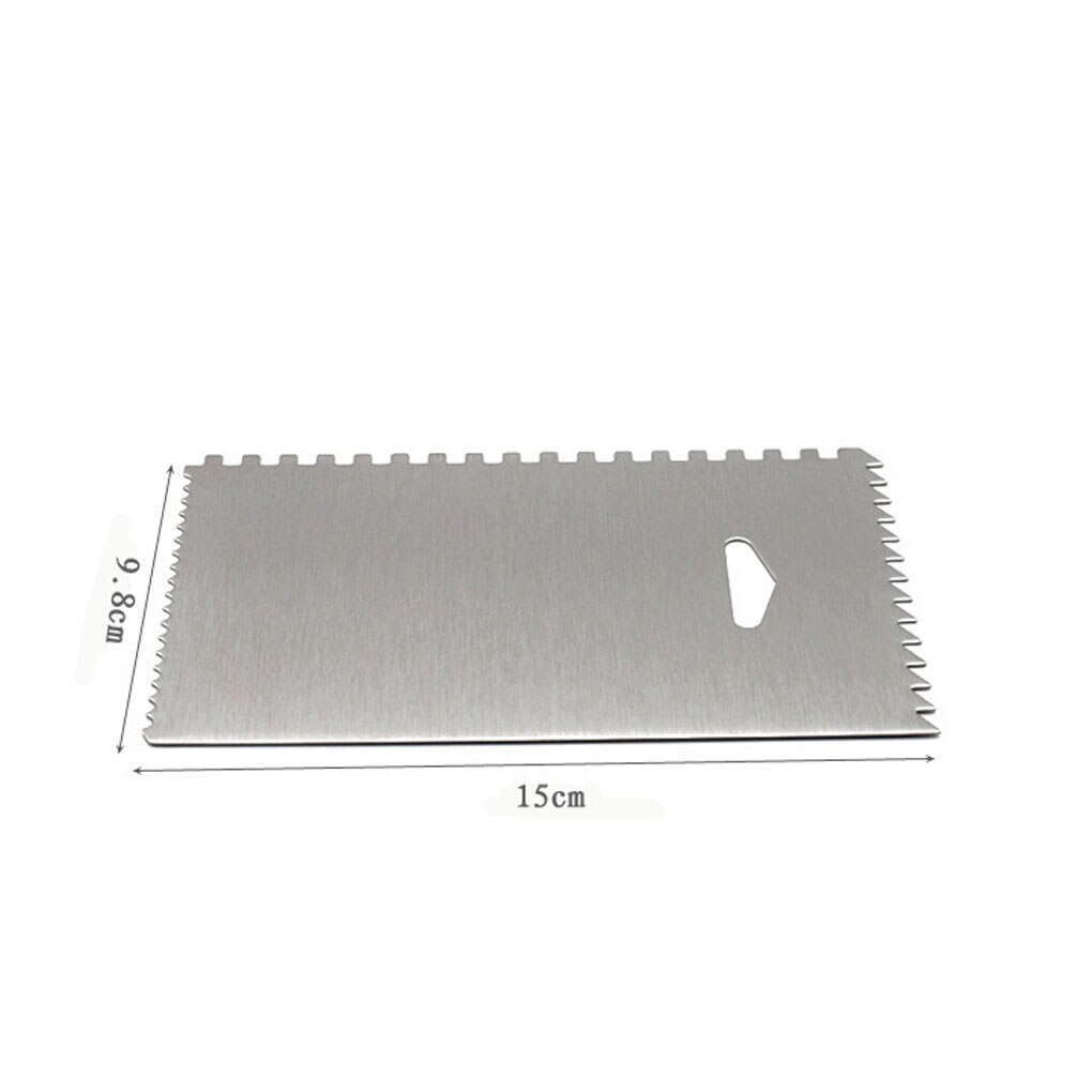 Stainless Steel Home Kitchen Baking Pizza Dough Scraper Cutter Kitchen Flour Pastry Smoother Tools With Scale: NO2