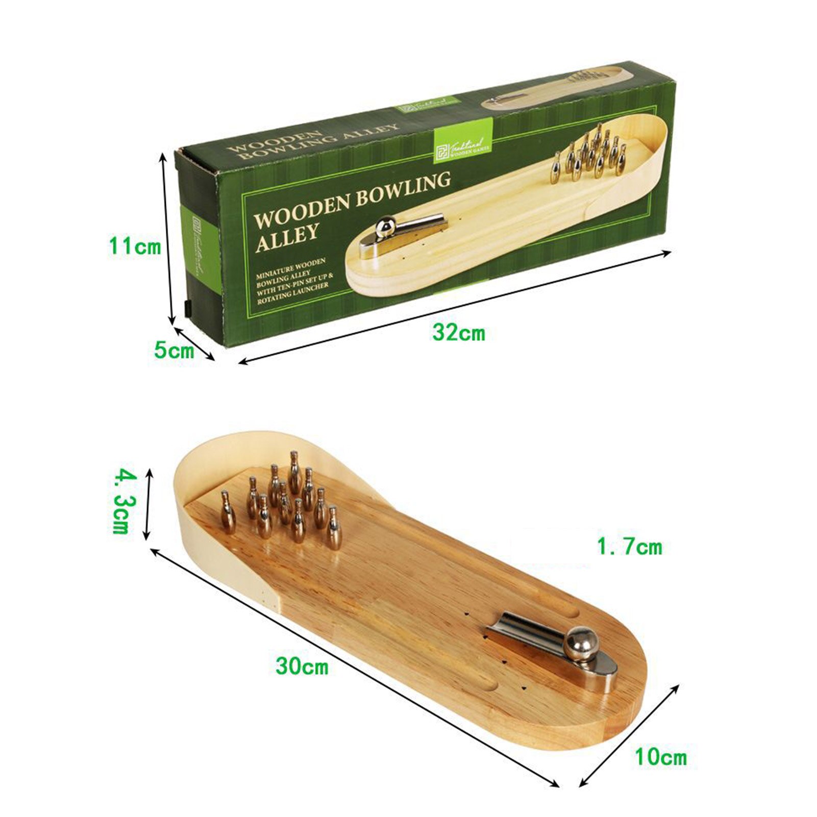 Houten Speelgoed Mini Bowling Tafel Games Kinderen Familie Party Line Up Concurrerende Games Tafel Bowling Kinderen Speelgoed