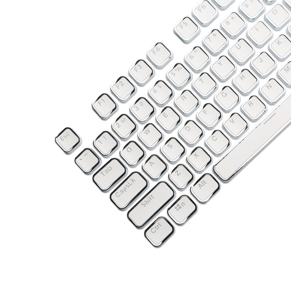 Low Profile Metalen Frame Keycaps Voor Cherry Mx Outemu Mechanische Toetsenbord Dubbele-Shot 104 Sleutels Pbt Key Cap