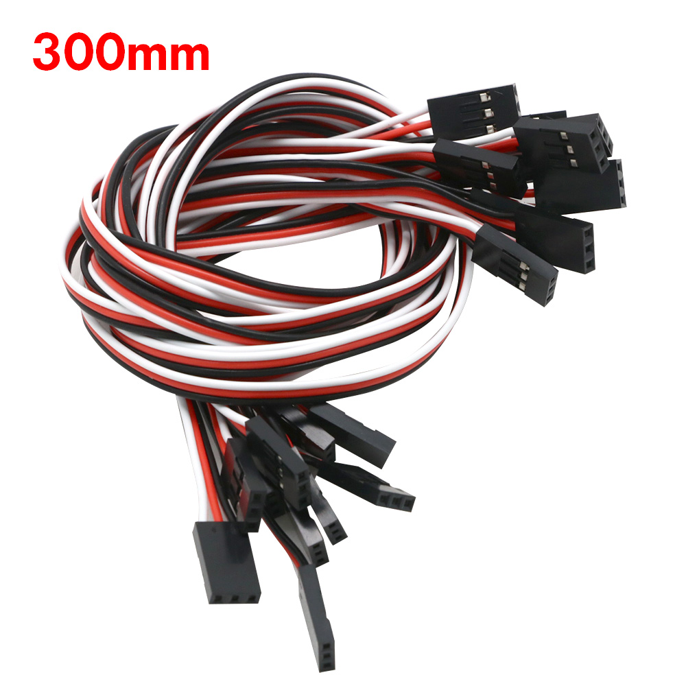 10pcs 100mm 150MM 200MM 300MM 500MM Servo extension cord Male to Male for JR Plug Servo Extension Lead Wire Cable 10cm: Burgundy