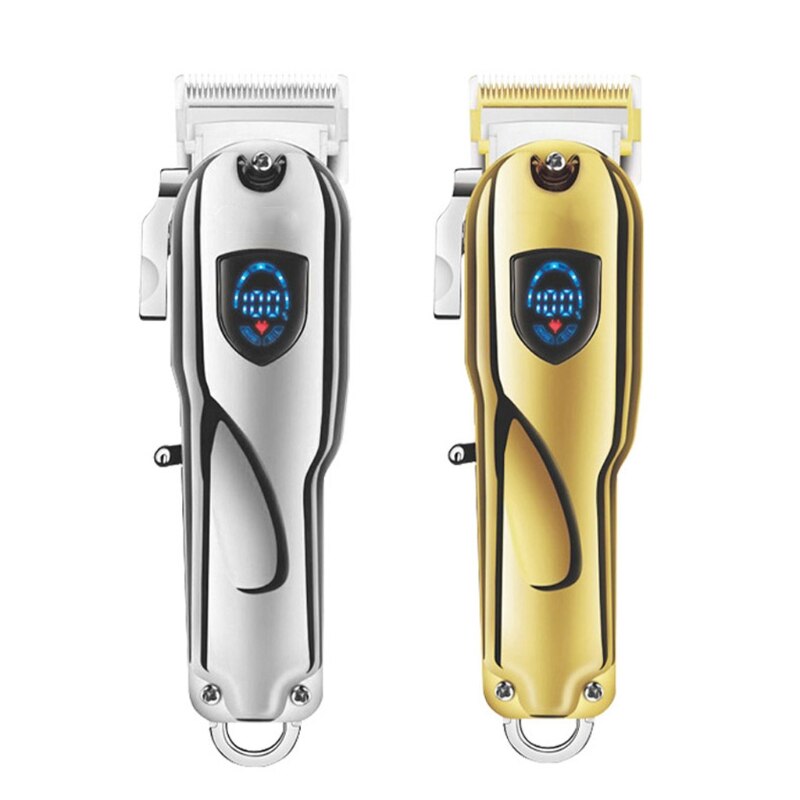 Hårklippare män trimmer frisör sladdlös grooming klippmaskin 517c