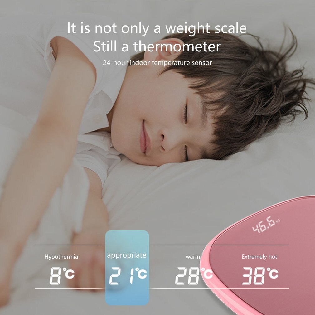 Household Scales Smart Body Fat Composition Scale 2 Bluetooth 5.0 Balance Test 13 Body Date BMI Health Weight Scale LED Display