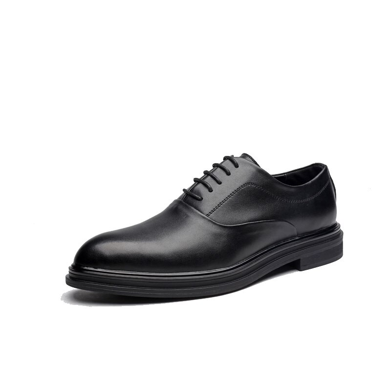 WUIWUIYU Men's Wingtip Oxford Dress Shoes - Synthetic Leather Lace-Up For Wedding, Prom, Business - View #9