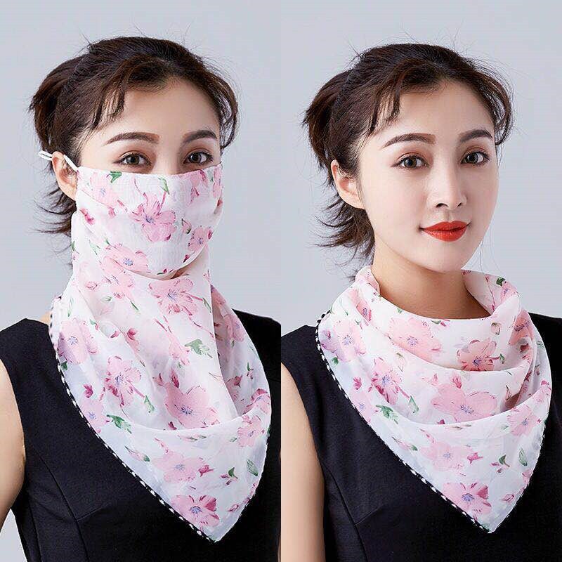 Rose Blumen Gedruckt Gesichtsmaske Bandanas Neck Gaiter