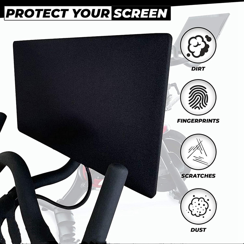 Stretch Fabric Screen Cover with Elastic for the Peloton Bike Screen,Bicycle Accessories