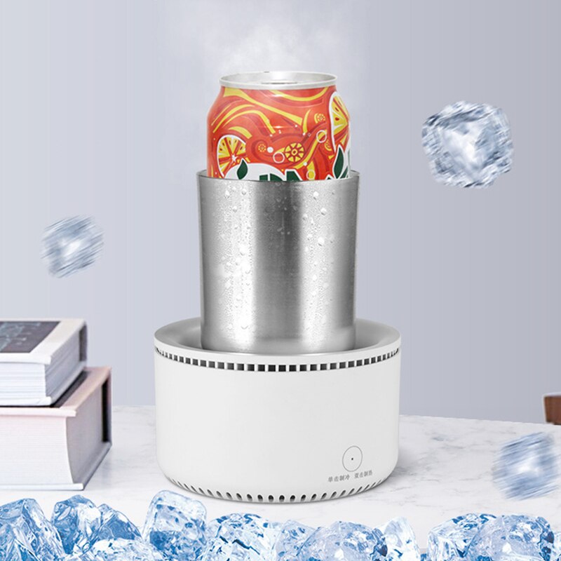 Vaso refrigerador, calefactor De pasos, refrigeración y calefacción portátil, refrigerador De oficina, accesorios De viaje para coche
