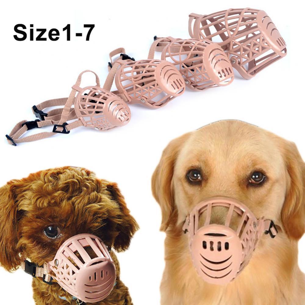 50% Hotplastic Verstelbare Pet Honden Katten Snuit Mand Anti Bijten Mond MaskS1