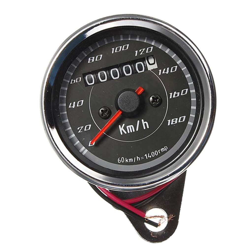 Blue LED Waterproof Odometer Speedometer Motorcycle Multi Function Gauge