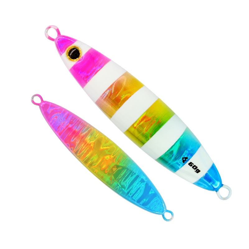 FUNADAIKO Shore Cast Jigs Metal Slow Jig Cast jig 30g 40g 60g Artificial Bait Shore Fishing Sea Bass Metal lure Angler