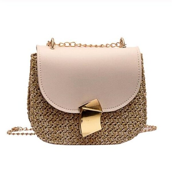 Hexagon Mulit Stil Stroh + leder Handtasche Frauen Sommer Rattan Tasche Handarbeit Gewebt Strand Kreis Böhmen Schulter Tasche Neue