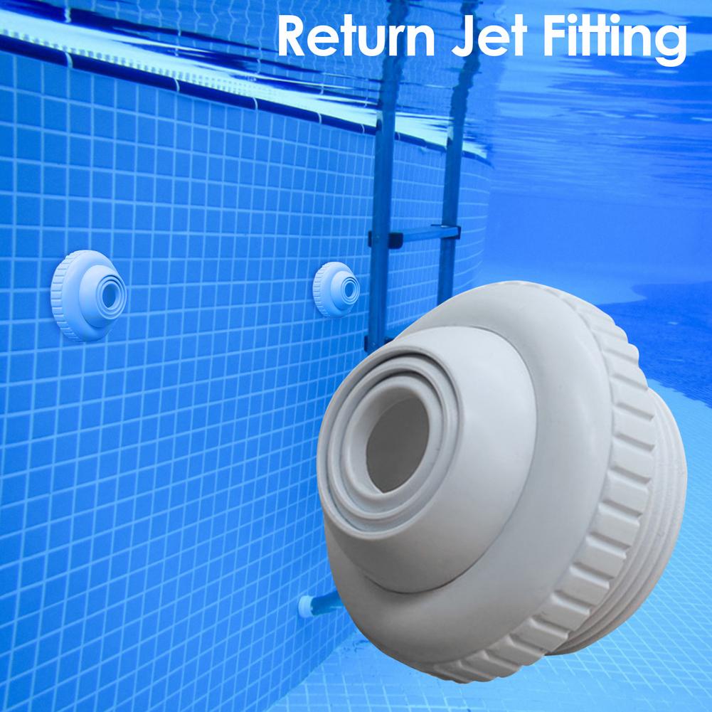 Swimming Pool Spa Return Jet Fitting With Adjustable Jet Eyeball Pool Massage Nozzle Outlets Powerful Spray Nozzle Pool Supply